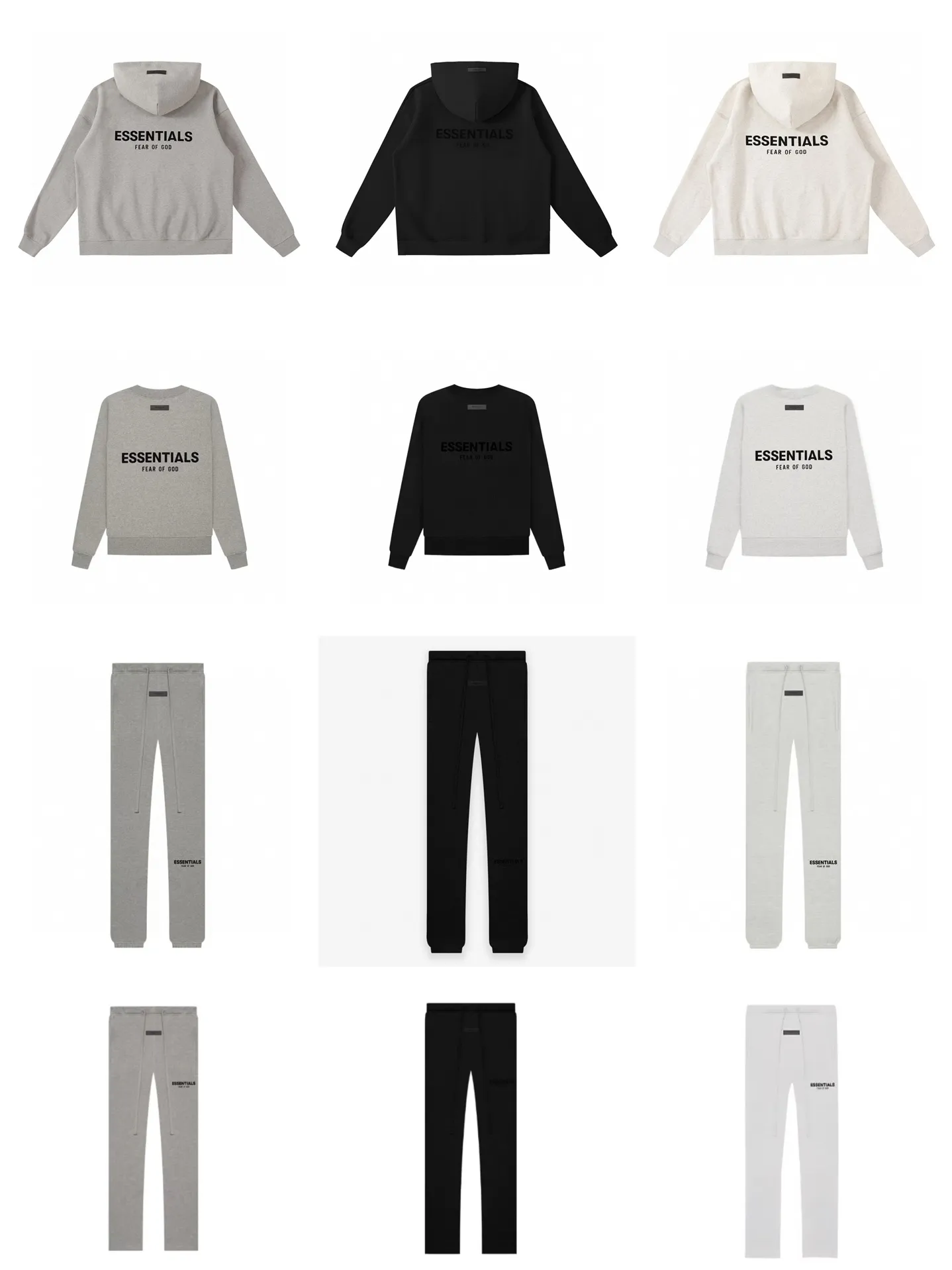 🦋 、Hot Sale🦋 108 【 Black】 FEAR OF GOD ESSENTIALS FOG Same Style New Arrival LOGO ， Hot Sale Hot Sale， ！ FOG ， ！ Versatile ！ ESSENTIALS FEAR OF GOD savdni 3000W ， ， 。【 LOGO FEAR A ，A ， 】 ， ， ， 。 ： Black Size：XS-XL
